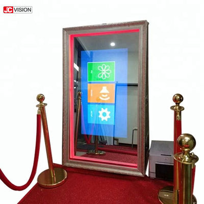 Gương chụp ảnh 55 inch 65 inch, Kiosk chụp ảnh gương thần kỳ di động cho đám cưới