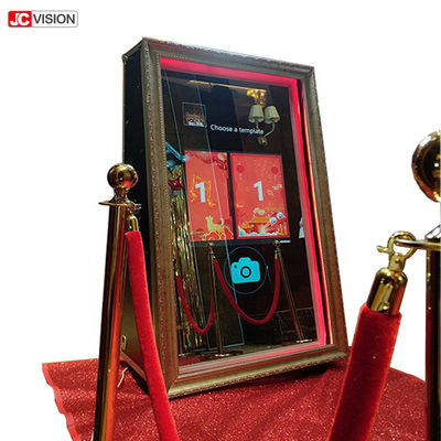 Gương chụp ảnh 55 inch 65 inch, Kiosk chụp ảnh gương thần kỳ di động cho đám cưới