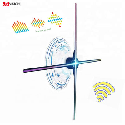 Động Micro 3D Hologram LED Fan, WIFI 3D Hologram Projection 65cm