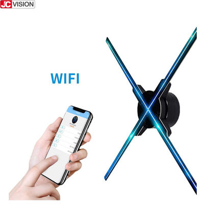 JCVISION 3D Holographic Display 65cm Wifi Fan 3D Hologram AD LED Fan