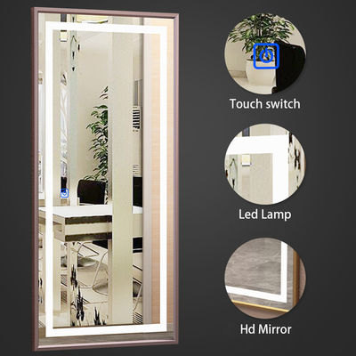 Khung nhôm DIY Smart Mirror Bức tường màn hình cảm ứng trang điểm Mirror Hair Salon