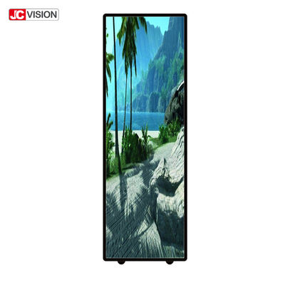 Gương thông minh DIY P6 P4 HD Biển quảng cáo có thể di chuyển Đứng sàn Màn hình cảm ứng Gương thông minh