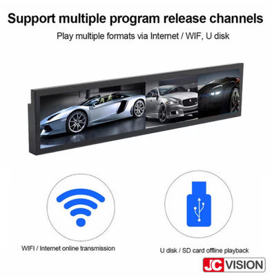 Màn hình LCD thanh kéo dài điều khiển từ xa 28 inch Android LCD trình phát quảng cáo