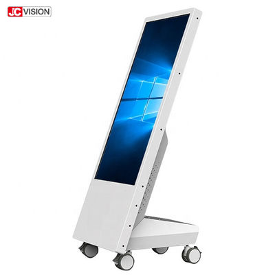 Màn hình quảng cáo kỹ thuật số LCD di động 32" 1920x1080 350nits có bánh xe
