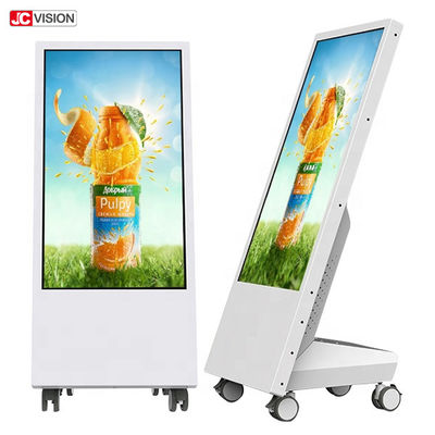 Màn hình quảng cáo kỹ thuật số LCD di động 32" 1920x1080 350nits có bánh xe