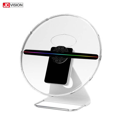 Màn hình quạt LED 3D Holographic 30W, Điều khiển bằng ứng dụng, 500cd/m2