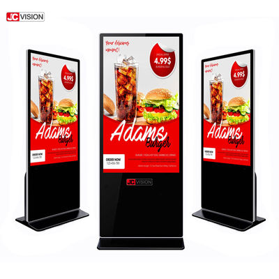 Bảng hiệu kỹ thuật số LCD tương tác 43 inch NTSC FCC Đặt sàn
