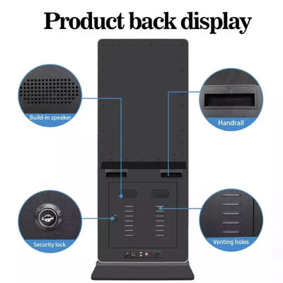 Bảng hiệu kỹ thuật số LCD tương tác 43 inch NTSC FCC Đặt sàn