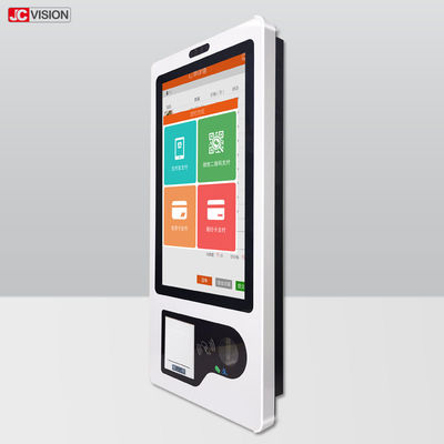 Tường gắn màn hình cảm ứng 23 inch Kiosk 250nits Để thanh toán