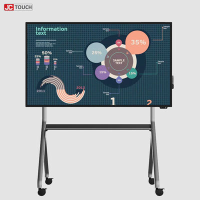 JCVISION đa kích cỡ tương tác bảng màu LCD SSD128G DDR4G Với cuộn I5