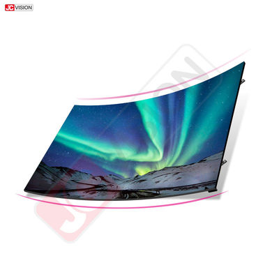 Màn hình quảng cáo LED video cong mỏng, linh hoạt, tùy chỉnh đầy đủ màu sắc 55 inch