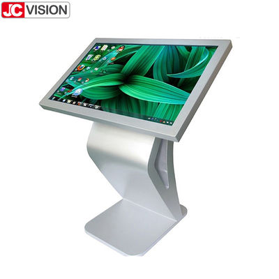 1920x1080 Đánh dấu kỹ thuật số tương tác màn hình cảm ứng Kiosk trên bánh xe