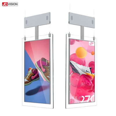 Super Slim Floor Standing Digital Signage Kiosk màn hình kép AD Player