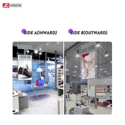Super Slim Floor Standing Digital Signage Kiosk màn hình kép AD Player