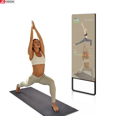Màn hình LCD 43 inch Tự làm Gương thông minh Phòng tập thể dục tại nhà thông minh cho Yoga Thể hình