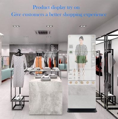 Gương thông minh 43 inch tập luyện trong phòng tập thể dục quảng cáo màn hình cảm ứng thông minh