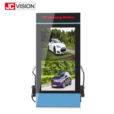 JCVISION LCD Quảng cáo hiển thị Digital Signage Poster cho Đường sạc EV