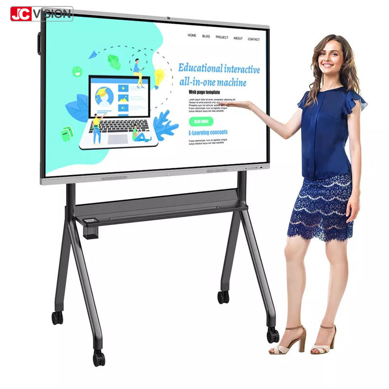 JCVISION 4K OPS 65 - 86 Inch Smart Interactive Whiteboard màn hình LCD hỗ trợ cảm ứng