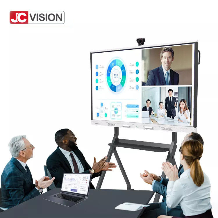 Hội nghị JCVISION Bảng trắng tương tác 3840 × 2160 UHD 75 Inch 4K 178 góc nhìn