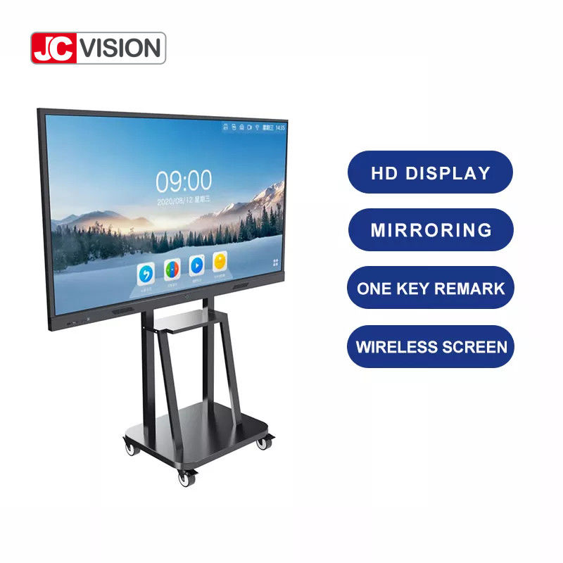 Bảng hiển thị BOE 4K màu trắng, đèn nền DLED, Android 11.0 cho Hội nghị Doanh nghiệp