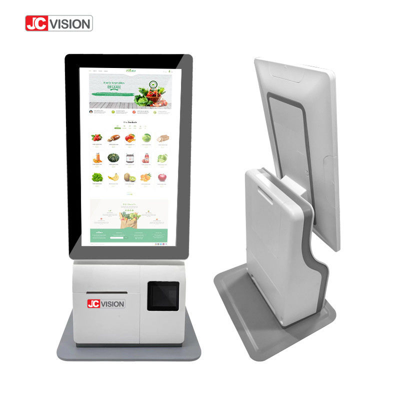 Máy POS để bàn Android 11.0 Kiosk tự phục vụ 15.6 inch Trắng JCVISION