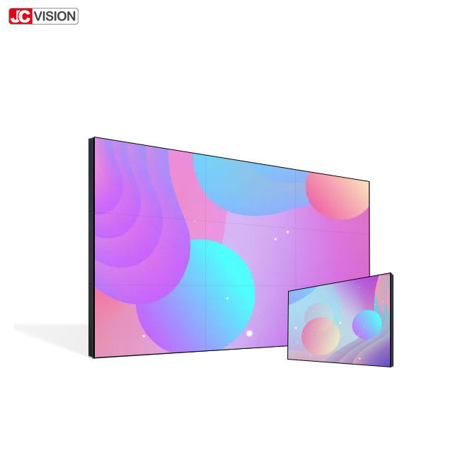 Màn hình ghép video mỏng 2x2, Màn hình LCD 4K treo tường cho biển hiệu kỹ thuật số trong trung tâm thương mại