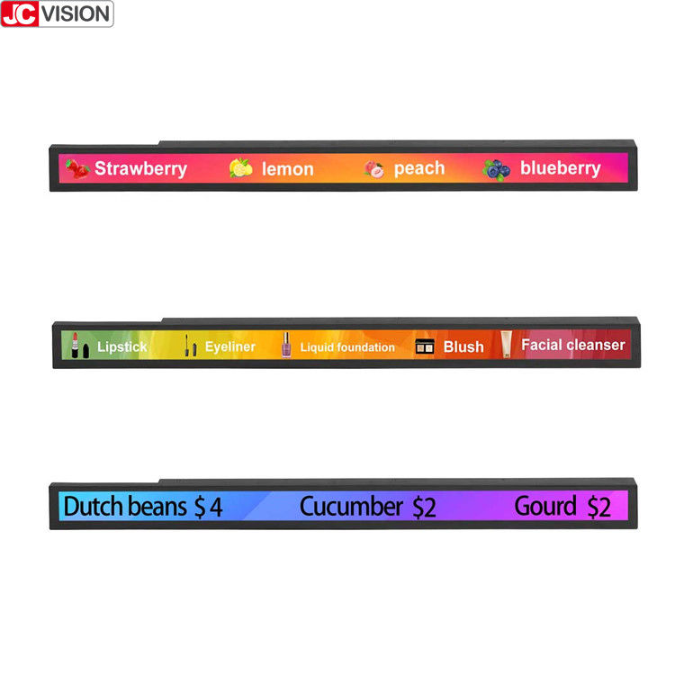 Màn hình quảng cáo LCD dạng thanh taxi 38.5 inch, Màn hình LCD dạng thanh kéo dài