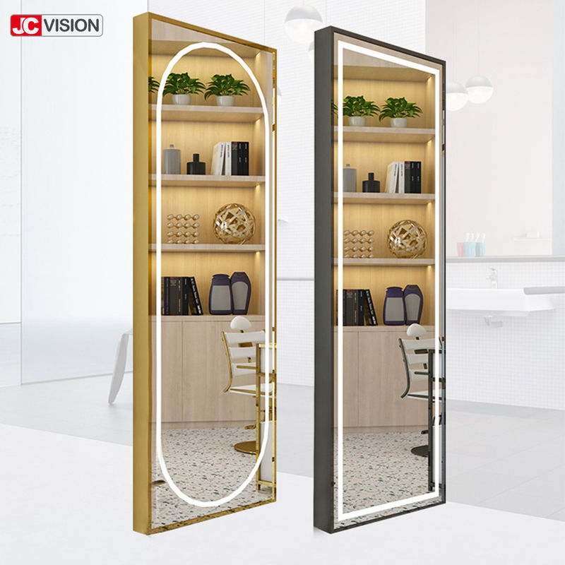 Khung nhôm DIY Smart Mirror Bức tường màn hình cảm ứng trang điểm Mirror Hair Salon