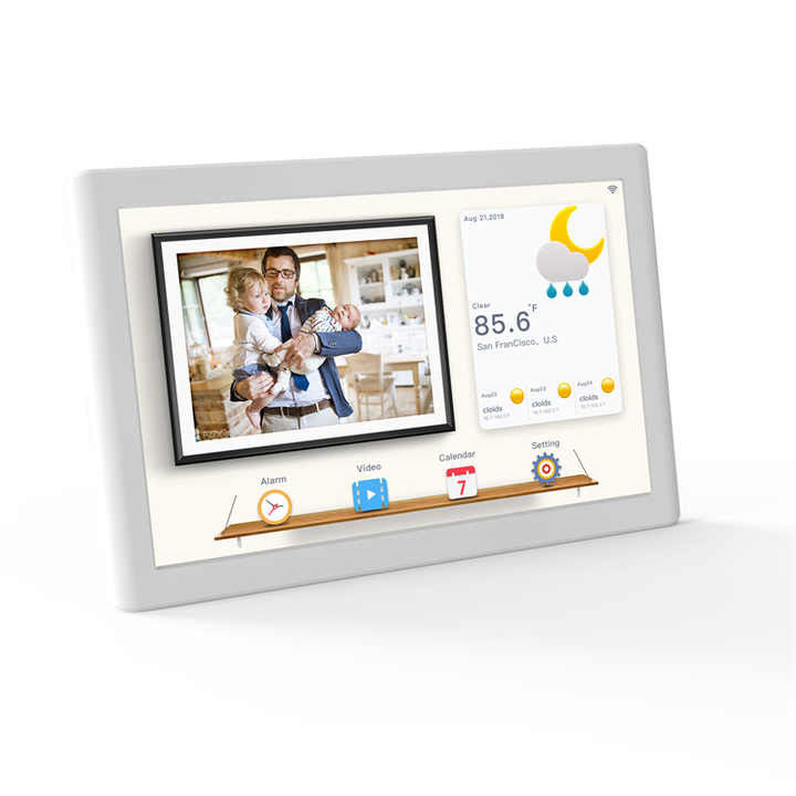 JCVISION JC-FRAME DIGITAL PHOTO FRAME 10.1 Inch WIFI Android Photos Video Khung ảnh kỹ thuật số