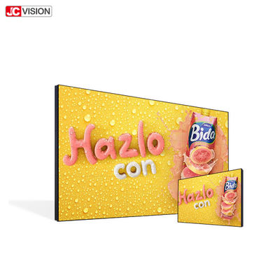 Màn hình hiển thị video LCD 55 inch, Màn hình ghép video không viền 500nit cho Trung tâm thương mại