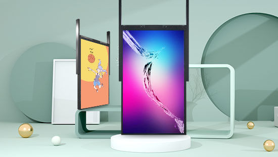 Độ sáng cao màn hình LCD trong suốt màn hình cửa sổ hiển thị biển báo