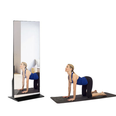 Gương thông minh DIY dạng đứng 65 inch Màn hình cảm ứng tương tác cho phòng tập GYM