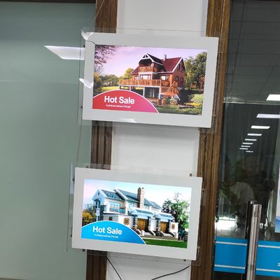 A3 màn hình LCD một bên Jcvision Light Box 7in Acrylic nhôm