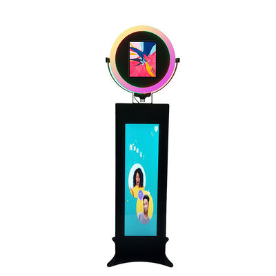 Buồng chụp ảnh tự sướng iPad điện tử có tay cầm trên cùng có thể tháo rời và dải đèn tích hợp